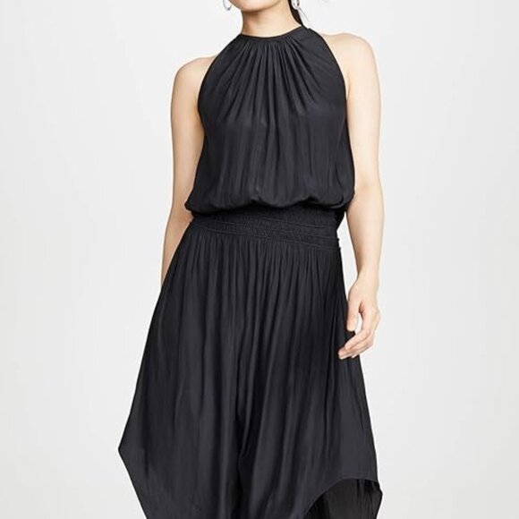 Ramy Brook Audrey Sleeveless Halter Drop Waist Midi size 8 preloved - Picture 5 of 14